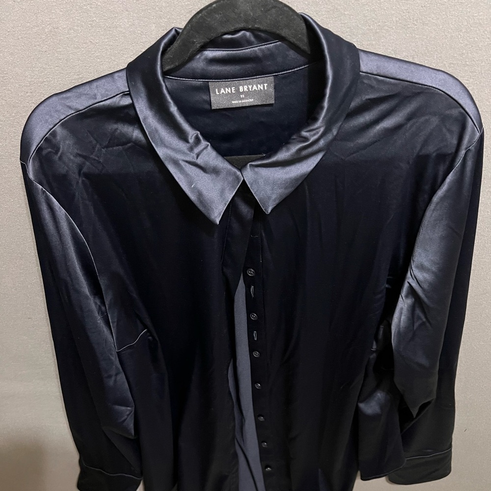 Lane Bryant Women's Navy Shirt Lot 16